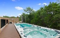 Incredible Garage and Massive Hot Tub in a Texas House