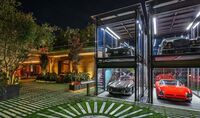 Big Garage Car Display and Views to Kill For