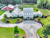 16 Car Garage in Two Buildings at this Exquisite Modern Farmhouse