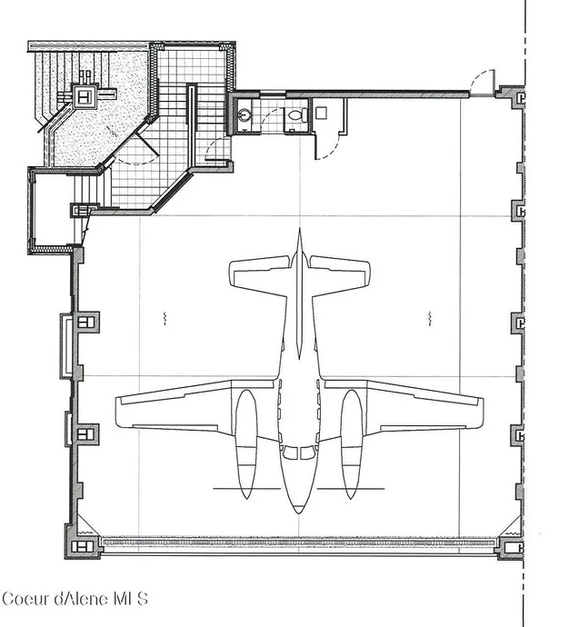 S F Airplane Hangar House
