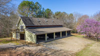 6000 SF Home on Apalachee River with 9.87 ac, 48' by 70' detached garage and 2+ ac fenced pasture! 
